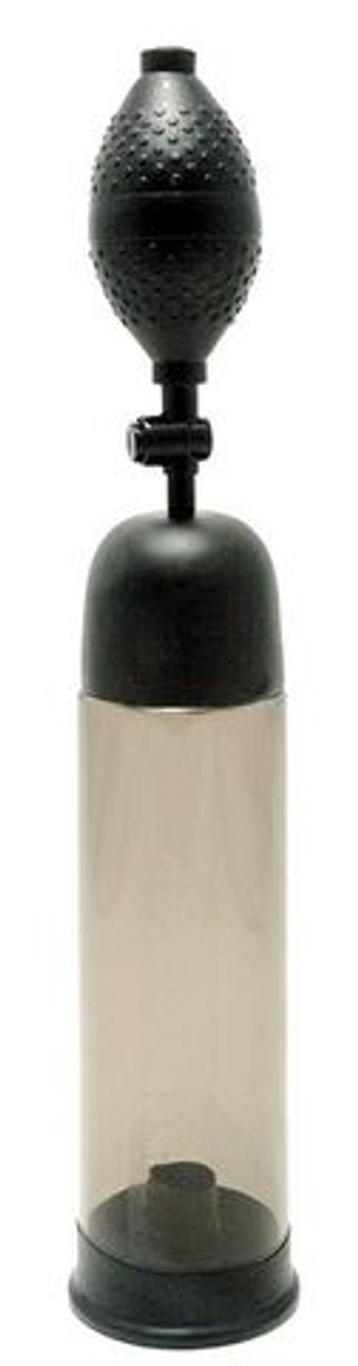 Помпа с прозрачной колбой и грушей сверху (Цвет: дымчатый)