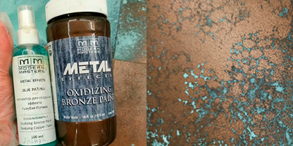 Купить Metal effects bronze paint