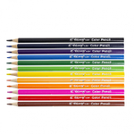 Карандаши цветные Yalong 12 цв., "Princesses and boys" (принцесса,принц,машина) деревян, трехгранные, заточенные, грифель 3.0 мм, картон. уп., европод