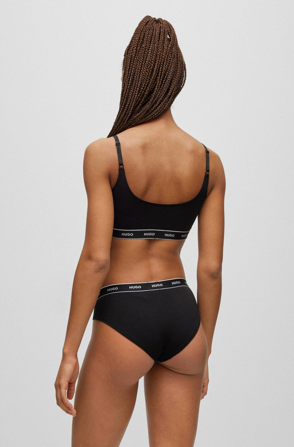 трусики 3 пары Hugo Bodywear - черный(50469657)