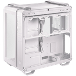 Корпус ASUS TUF Gaming GT502 ATX Gaming case White, Dual Chamber Chassis, Panoramic View, Tempered Glass front and side panel, Tool-Free side panels, Front Panel High-Speed USB Type-C