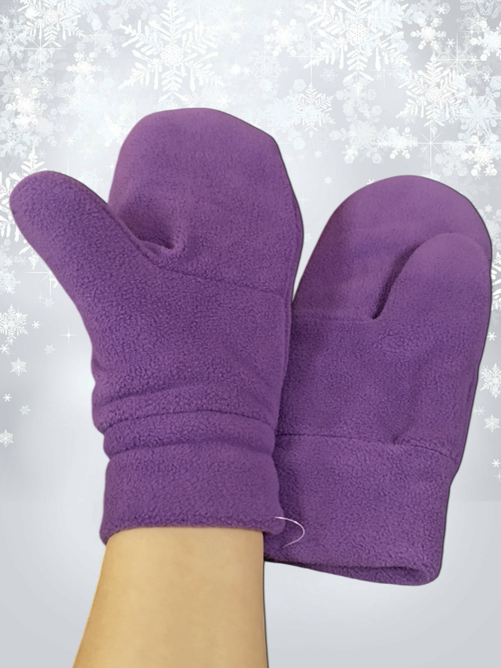 50061 Варежки женские флисовые однослойный (S)