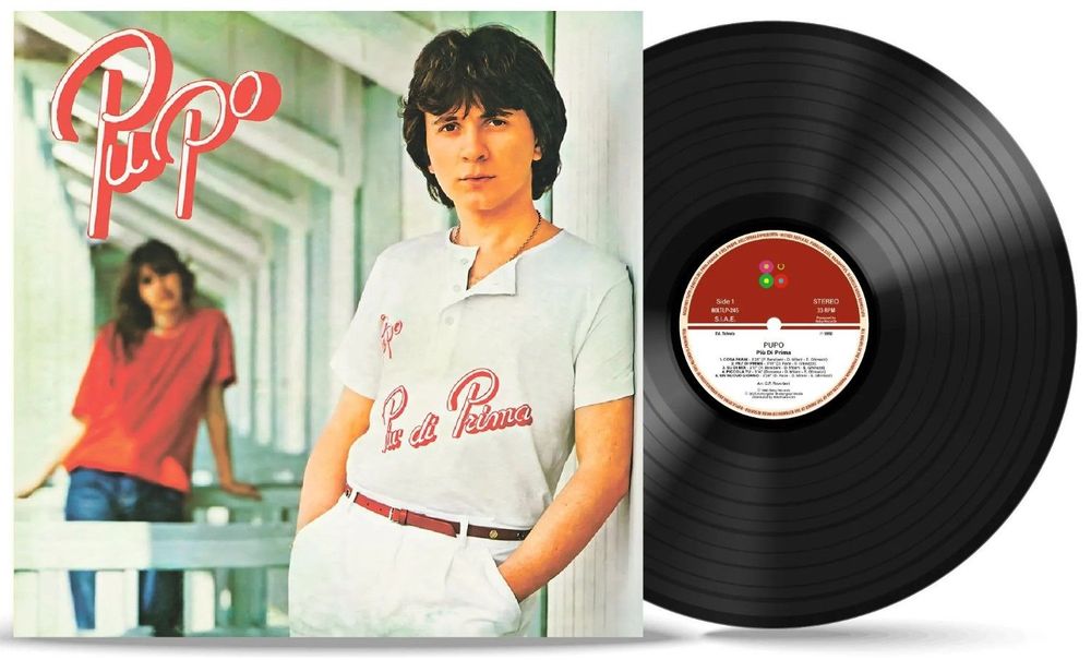 Pupo - Pi Di Prima (LP, Album) Новая запечатанная виниловая пластинка + ПОДАРОК