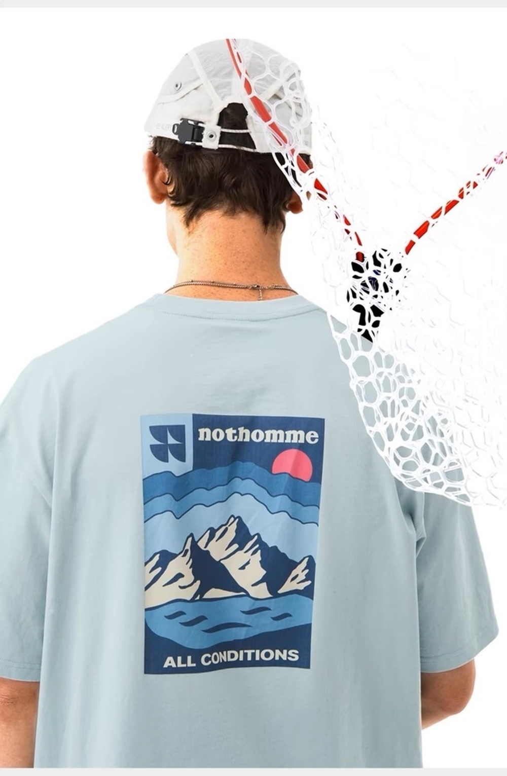 Футболка Nothomme Mountain Blue