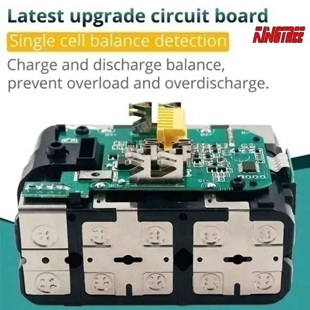 Литиевая батарея для наружного электроинструмента Tools 21V 6.0Ah, последняя модель Аккумулятор (2 акб)