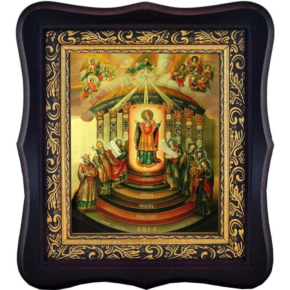 София - Премудрость Божия (Киевская). Икона Пресвятой Богородицы на холсте.