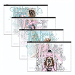 Zip-пакет пластиковый B5, Dreamy Girls, ассорти (ErichKrause)