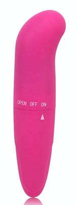 Розовый мини-вибратор точки G M-Mello - 12 см. (Цвет: розовый)