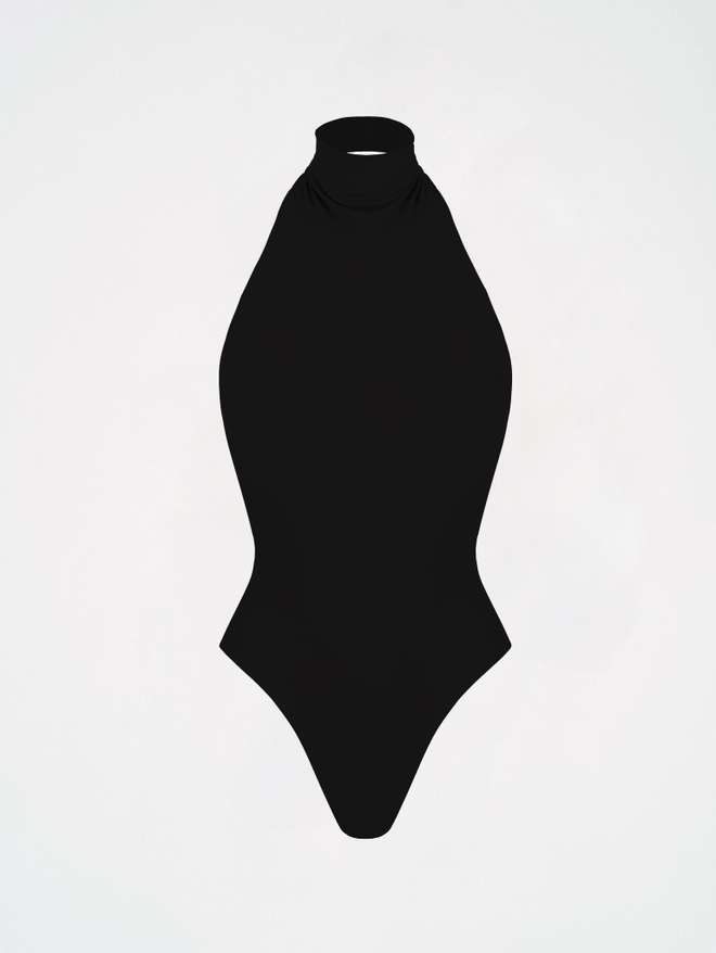 Боди halter black