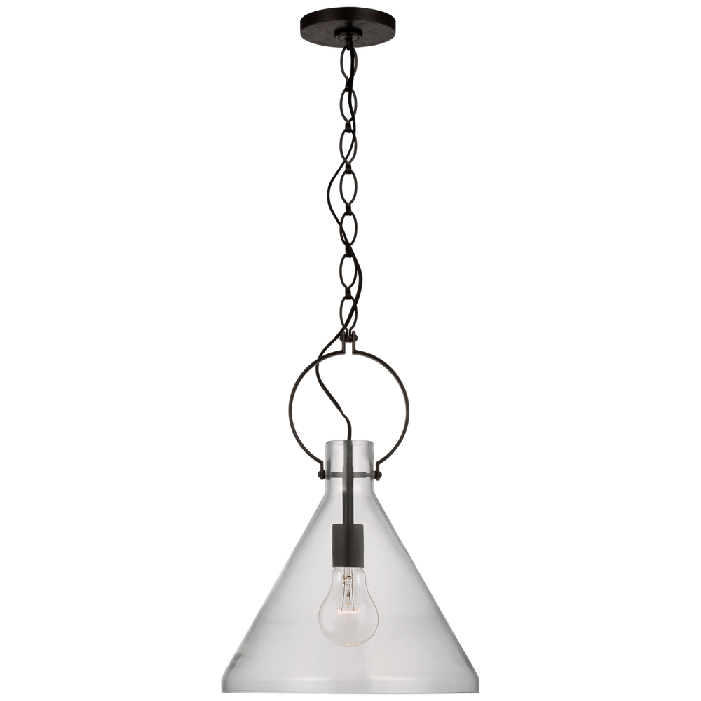 Светильник Visual Comfort Limoges Medium Clear Glass Pendant (Open Box)