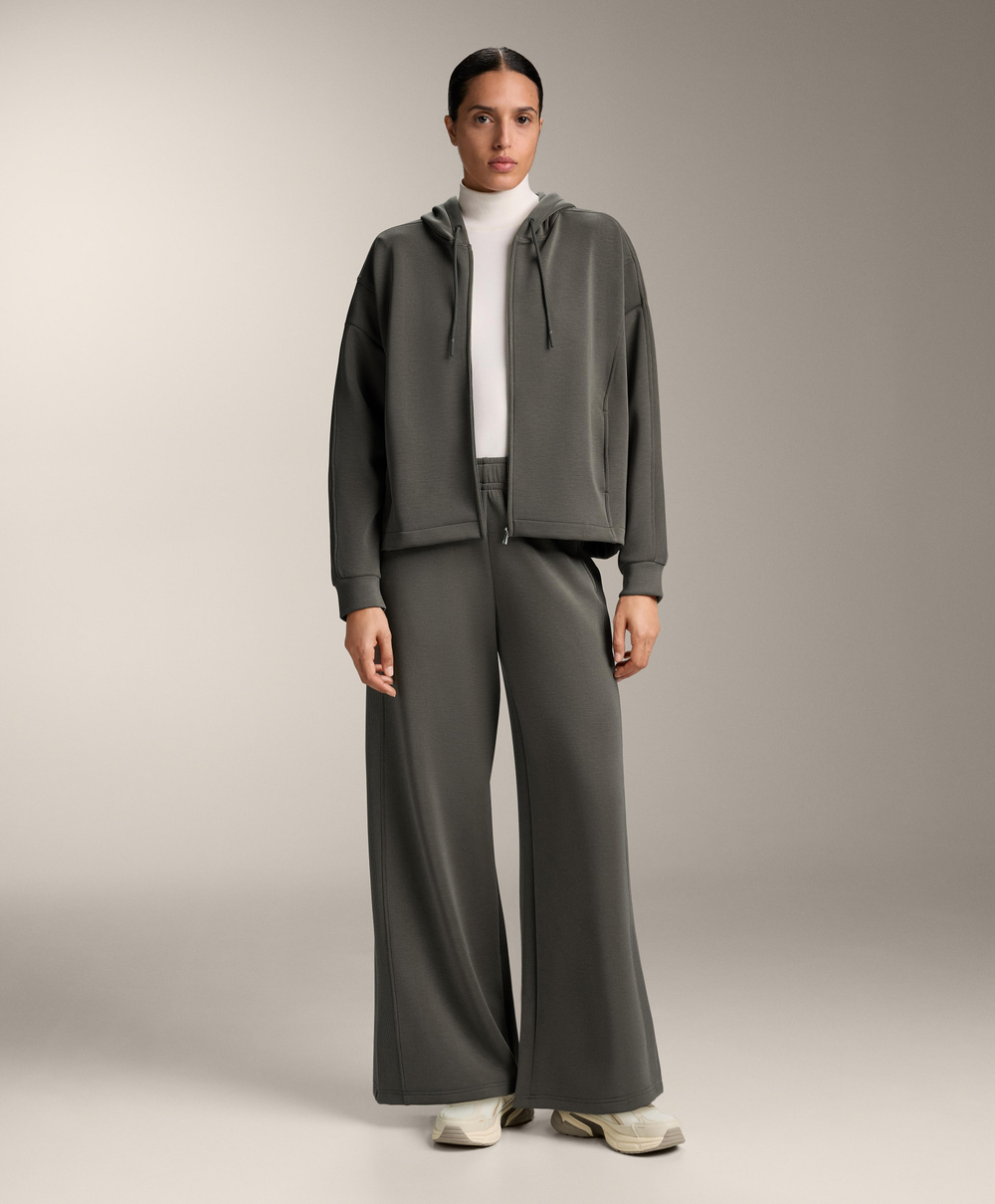 Oysho Куртка с капюшоном, угольный