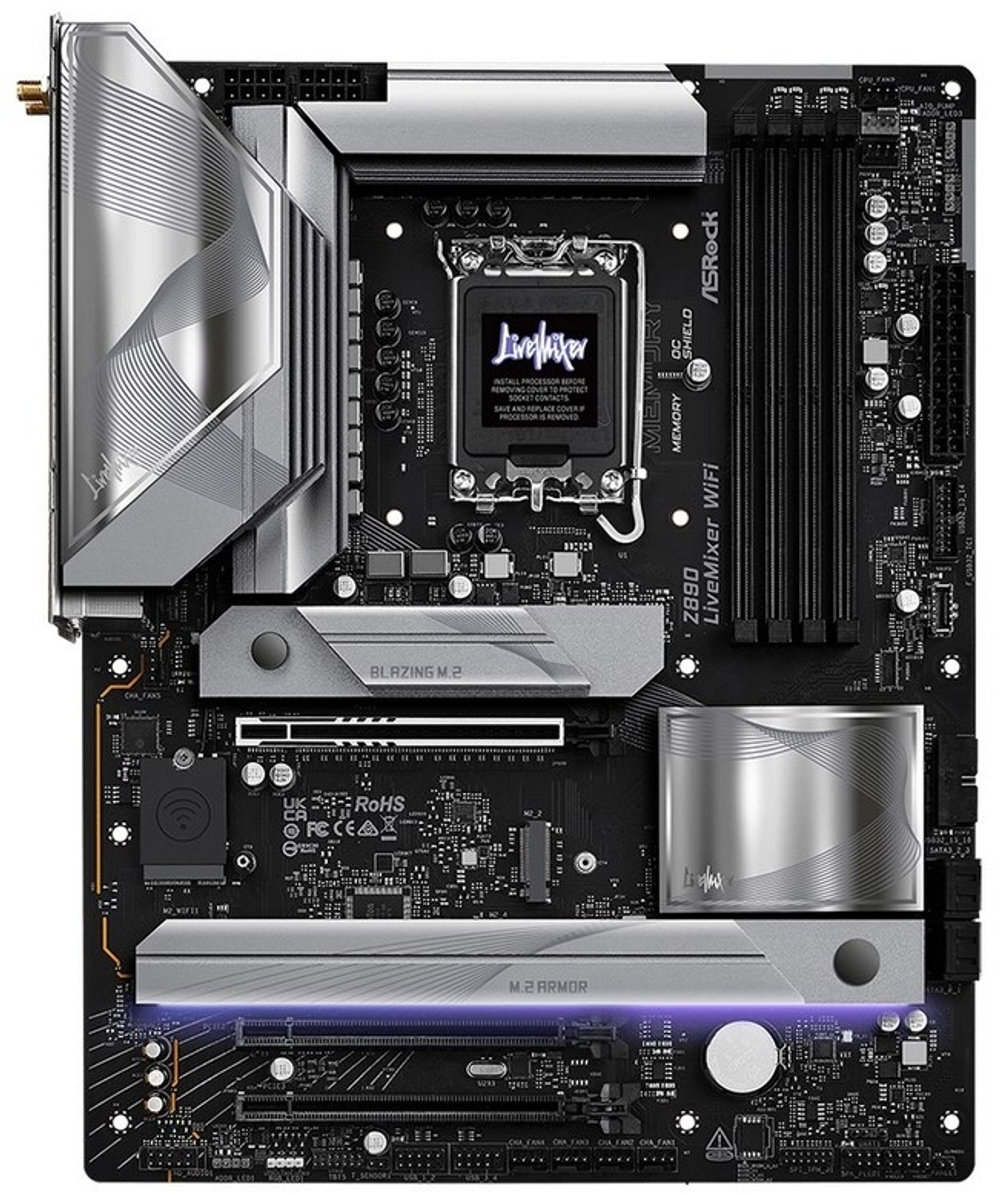 Материнская плата ASRock Z890 LiveMixer WiFi 90-MXBPE0-A0UAYZ