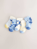 Носки для малышей Next E45-817, 5 шт., Молочный, Голубой