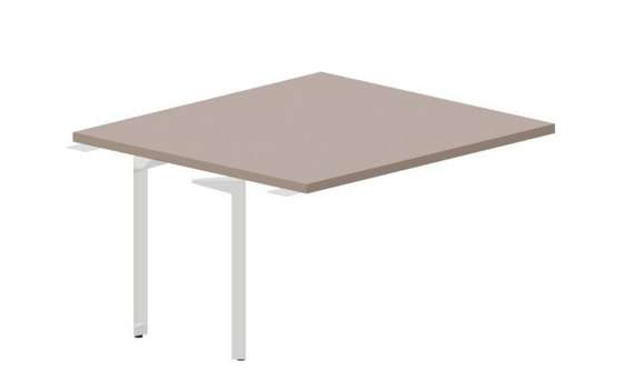 Стол для совещаний 140х126х76см (толщина столешницы 3,6см) - приставной элемент