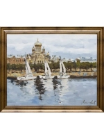 Картина маслом Нева Анненков