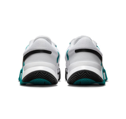 Мужские кроссовки теннисные Nike Zoom GP Challenge 1 - white/black/radiant emerald