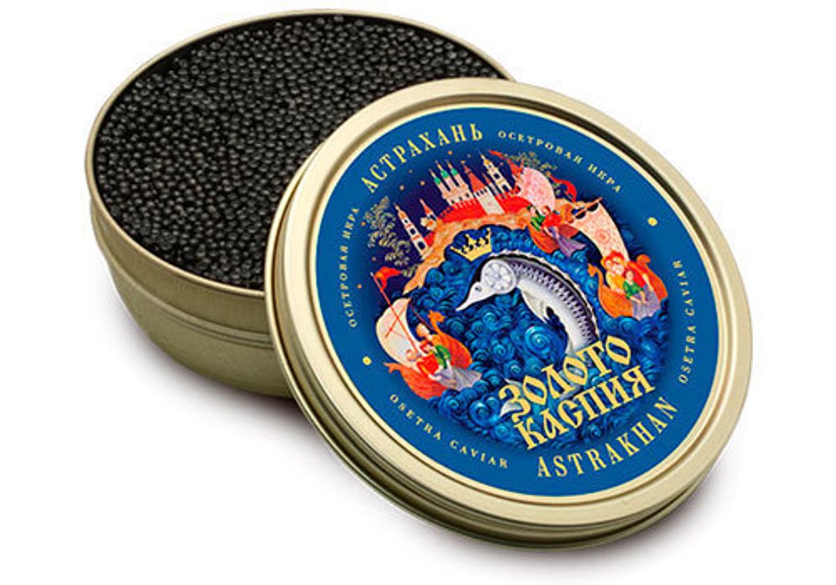Икра чёрная осетровая "Золото Каспия", 500г