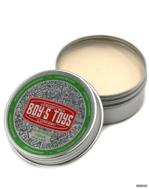 Boy's Toys Invisible Clay - Глина для укладки волос 40 гр