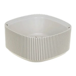 Кашпо СТРИП 200мм 1,6л со вставкой Кремовый