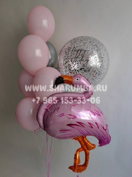 Композиция "Розовый Фламинго"