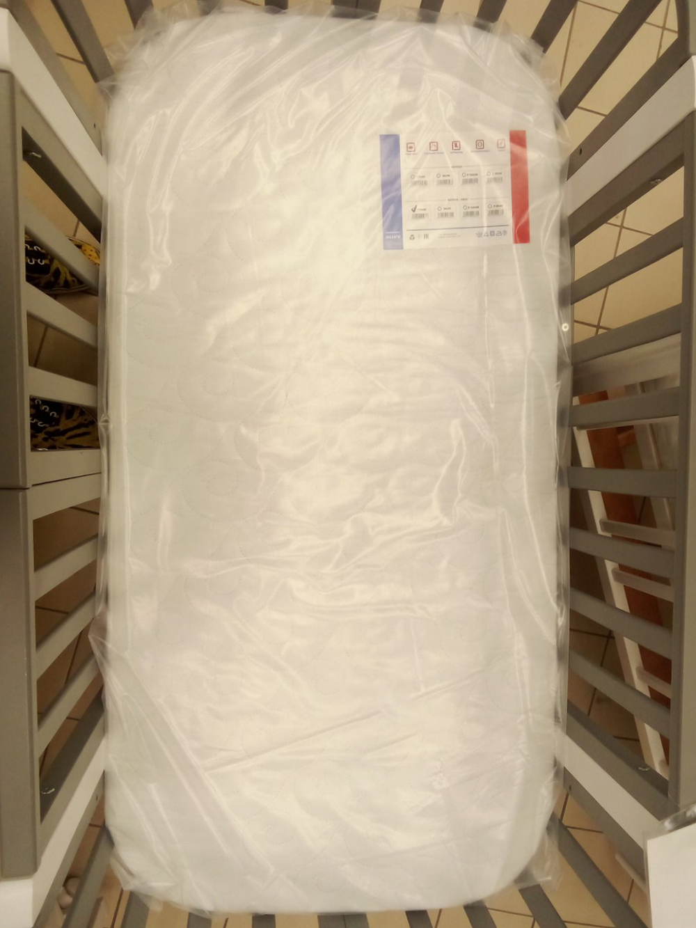 Детский матрас Nuvola 119*60*11, холлкон, кокос