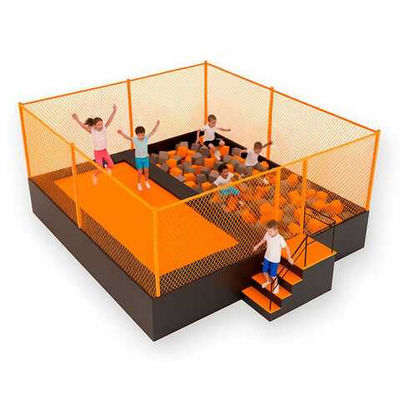 Батутные арены с поролоновой ямой