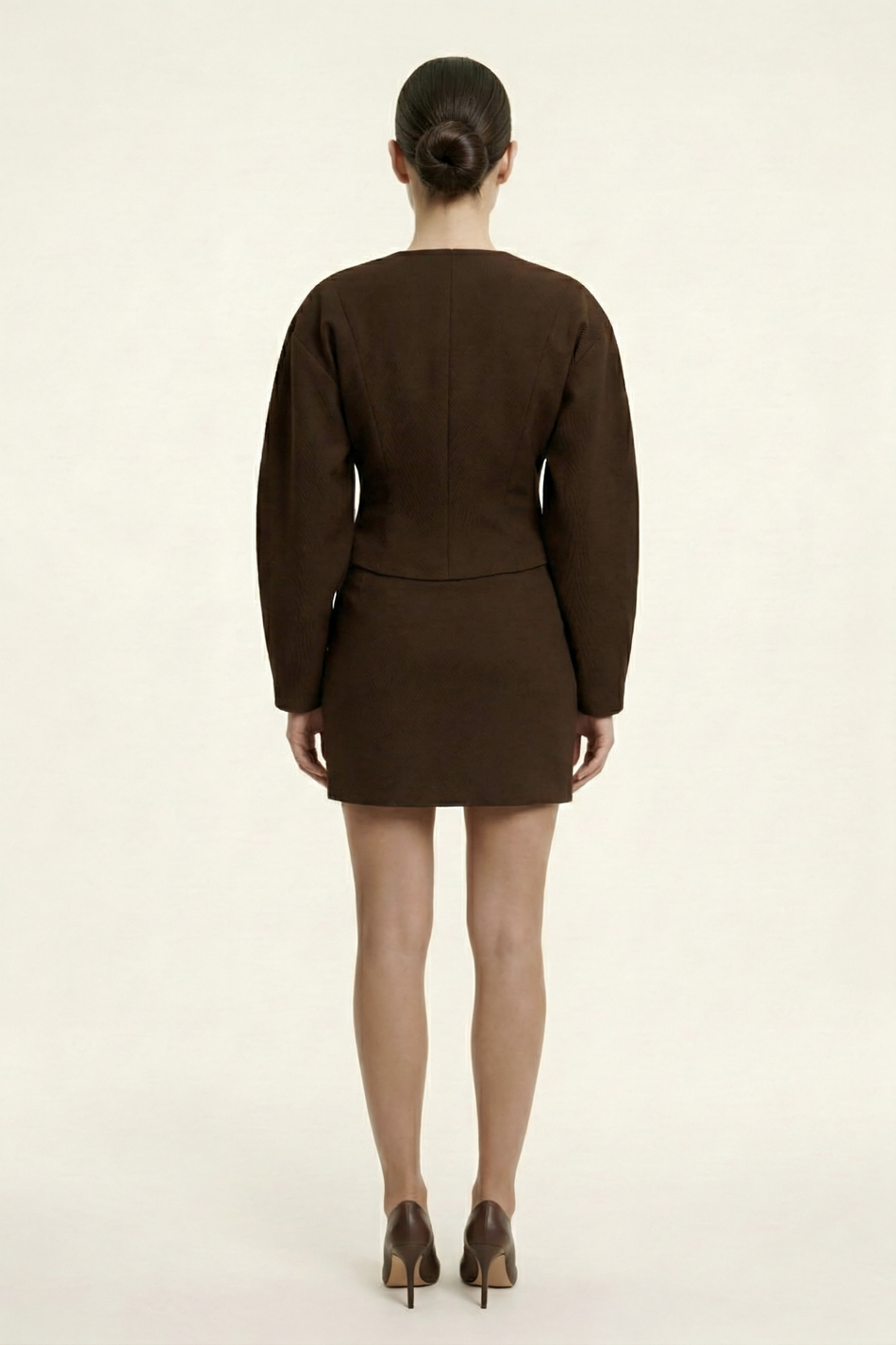 Жакет с округлым рукавом