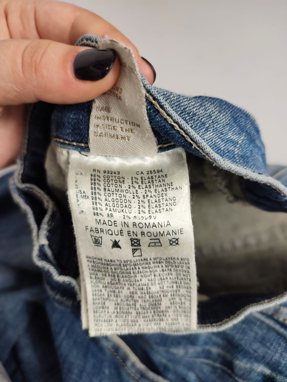 Джинсы Diesel Getlegg синие 44 размер