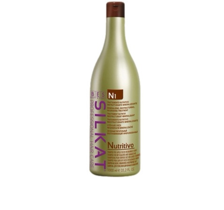 Питательный шампунь для сухих волос «Silkat Nutritivo N1», BES