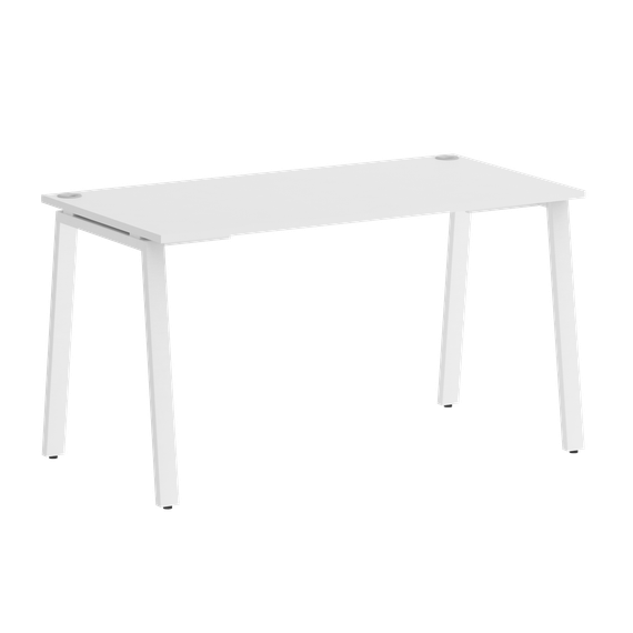 Home Office Стол письменный VR.SP-3-138.A Белый Бриллиант/Металл Белый 1380*720*750