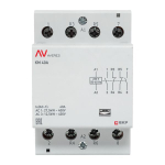 Контактор модульный EKF km-av-3-40-22-230V