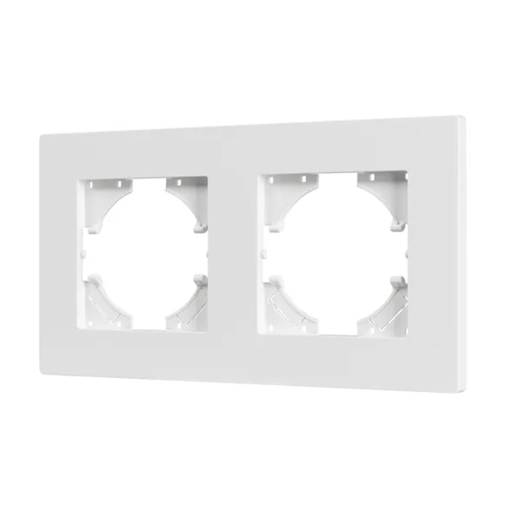 Рамка пластиковая FRM-PERIO-PL-2-WH (Arlight, -) 049750