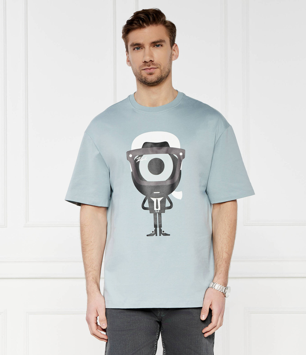 Футболка Karl Lagerfeld - голубой(755098 542270)