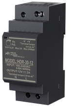 Источник питания PROMPOWER HDR-30-12, на вых. 12 В DC, 2А, 24Вт. Вх. 85-264В AC (120-370 В DC)