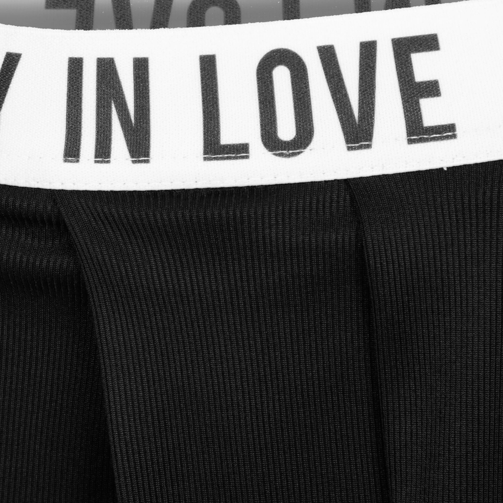 Женская теннисная юбка Lucky in Love Let's Get It On Skirt Women - Black, White