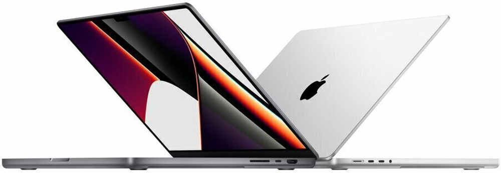 Ноутбук Apple MacBook Pro A2442 (MKGQ3RU/A) 14.2"/Apple M1 Pro/RAM 16GB/SSD 1024GB/16 core GPU/3024*1964/IPS 120hz/Sonoma/Подсветка кл-ры: LED/серый космос. Состояние: B1
