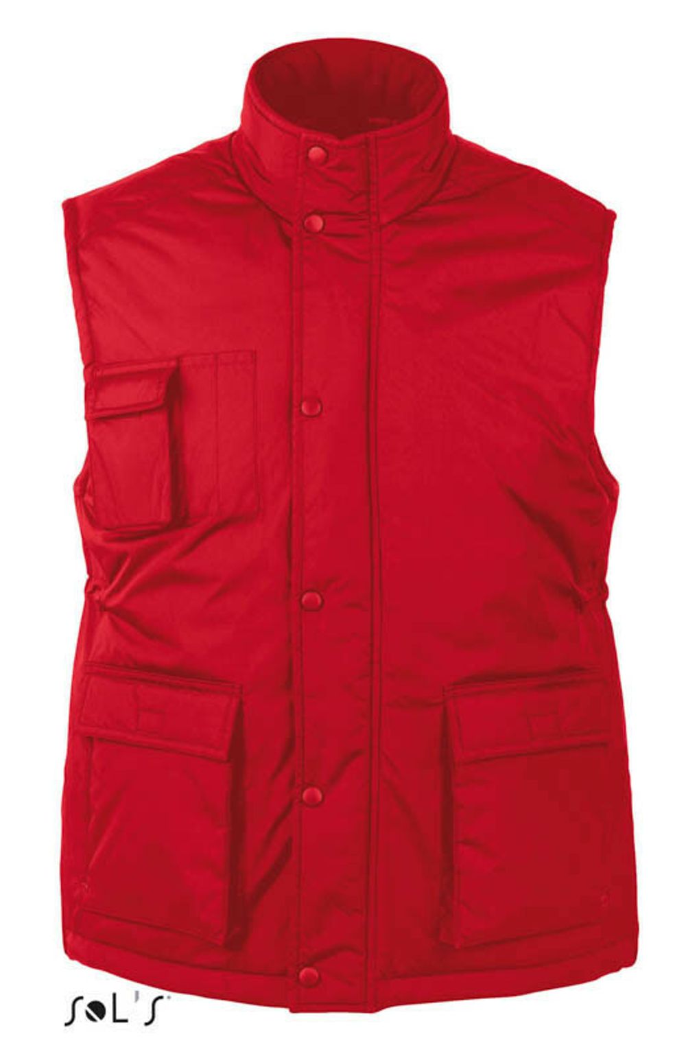 Мужской жилет WELLS, материал: 100% нейлон, размер: L, цвет красный