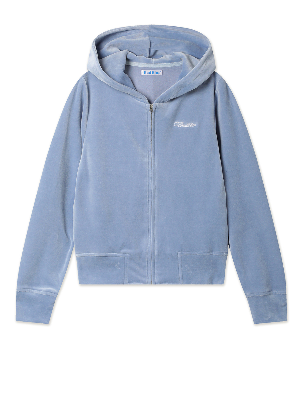 Женская Толстовка Velour Ear Zipup Crop