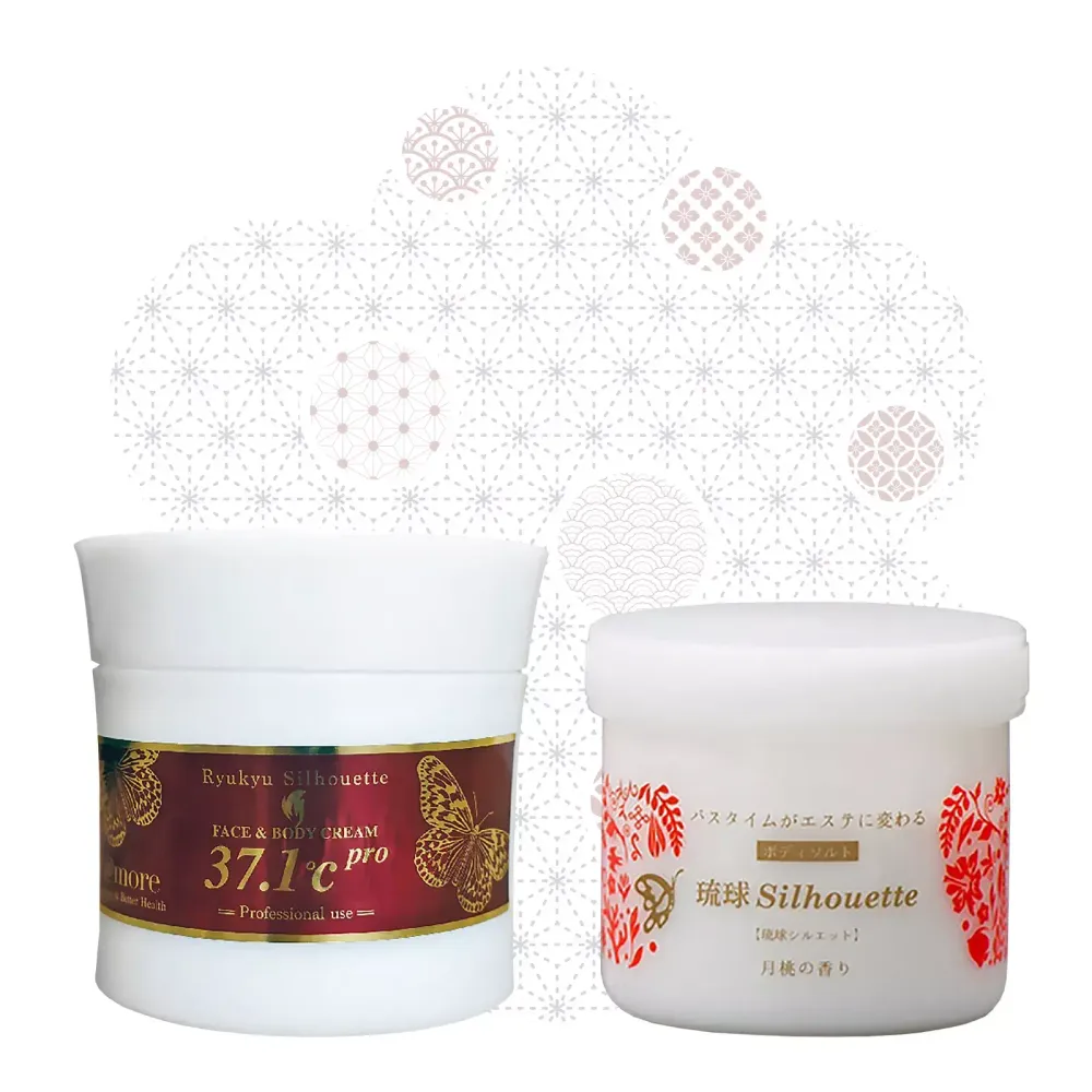 Atmore Подарочный набор косметики для тела Atmore Ryukyu Silhouette для похудения, устранения целлюлита, лифтинга кожи, 2 продукта