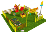 Игровая развивающая площадка Фермерский дворик Мини