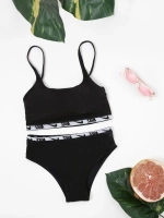 купальник раздельный спортивный с топом NIKE