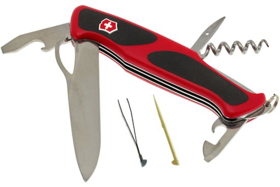 Нож Victorinox Мод. RangerGrip 61 Красно-черный (130мм) - 11 функций