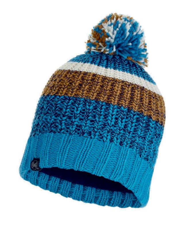 Шапка вязаная с флисом Buff Hat Knitted Polar Stig Teal Blue Фото 1