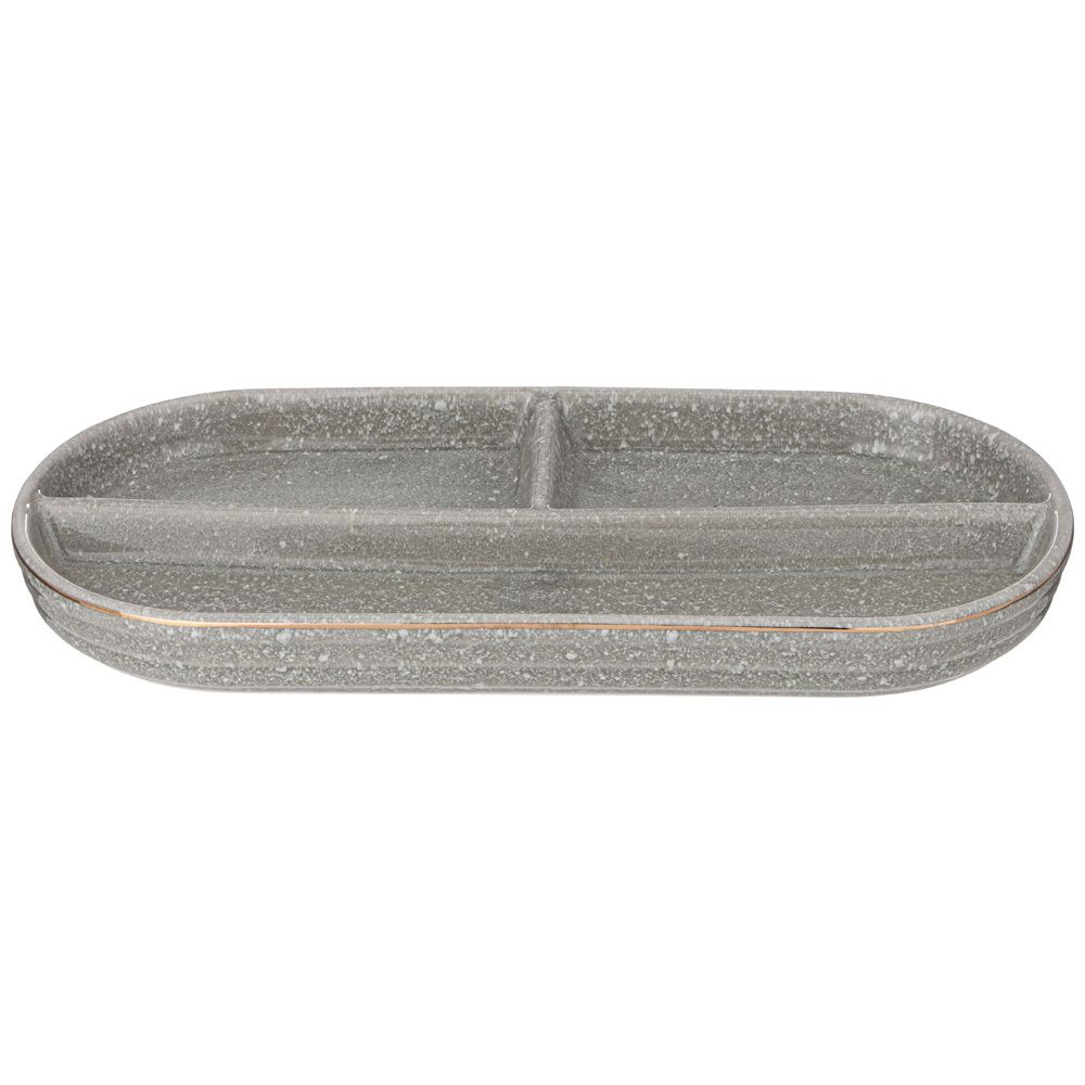 МЕНАЖНИЦА 3 СЕКЦИИ LEFARD "GRAIN" 25*12 СМ МЯТНАЯ (КОР=9ШТ.)