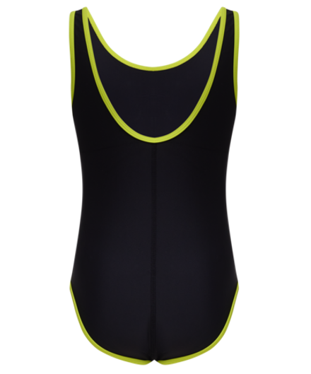 Купальник для плавания Edge Black/Lime, полиамид, подростковый