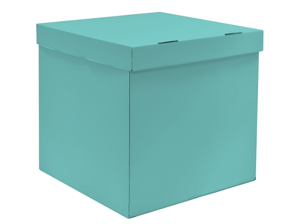 Коробка для шаров малая (Бирюзовая/Аквамарин), 60*60*60 см