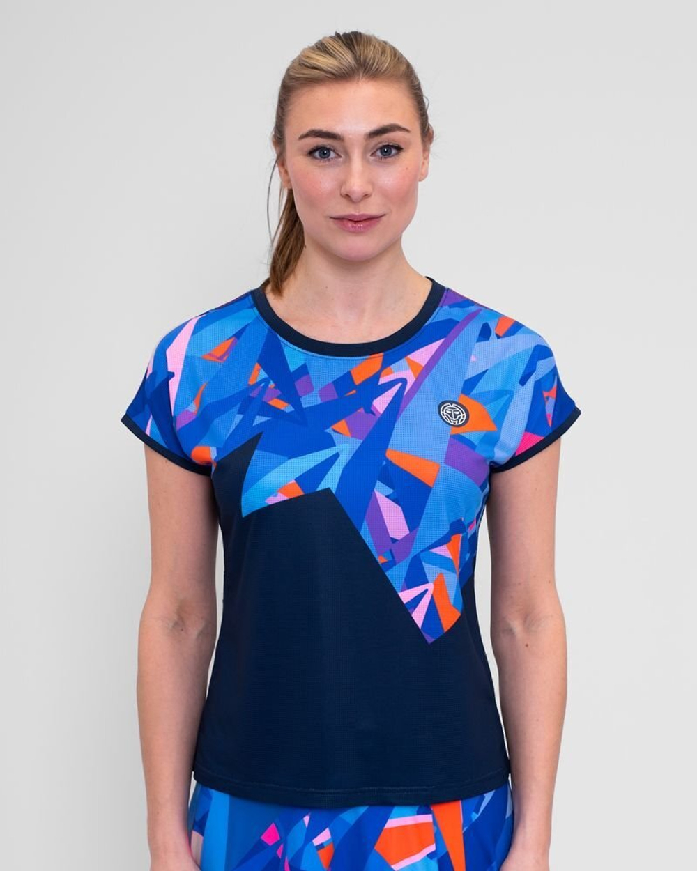 ОДЕЖДА ДЛЯ ТЕННИСА Женская, Футболка BIDI BADU SPIKE CAPSLEEVE .