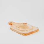 Разделочная доска из Сибирского кедра с гравировкой