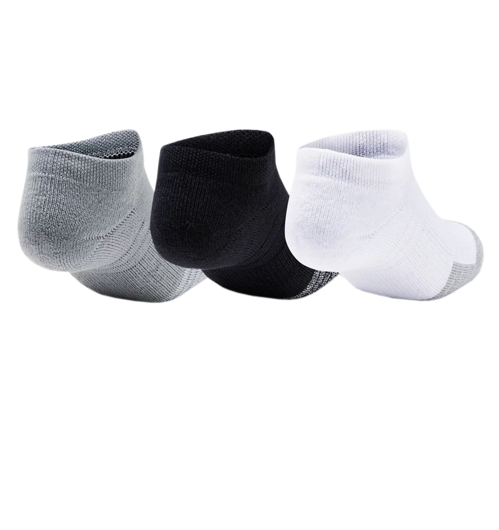 Теннисные носки Under Armour Youth HeatGear No Show Socks 3P - Gray