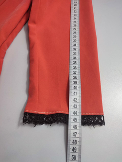 Платье корраловое с кружевом 44 размер